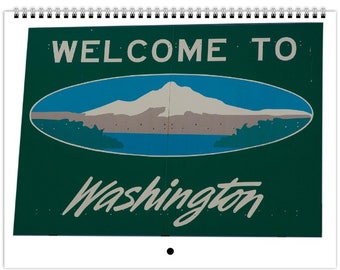 2023 Calendar, Washington State Photos, Washington Landscape Photography, Suitable for Framing