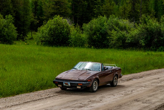 1980 Triumph TR7, British Sports Car, Classic Car Photo, Glossy