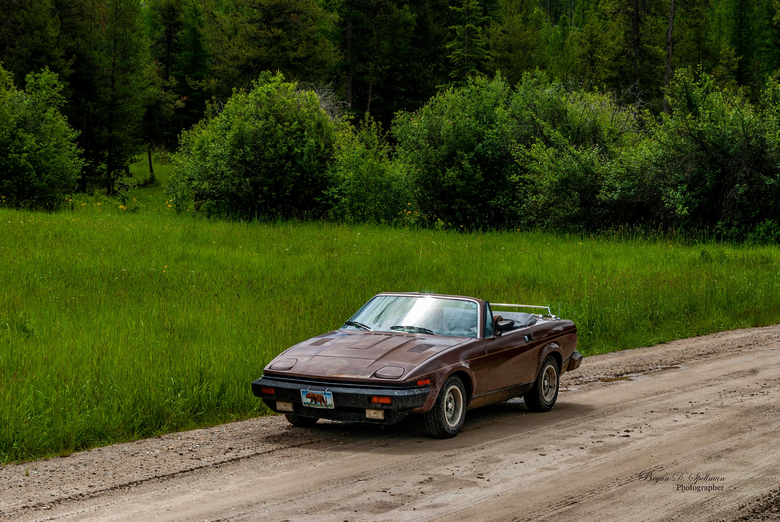 1980 Triumph TR7, British Sports Car, Classic Car Photo, Glossy
