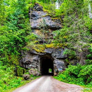 The Kyle Tunnel, Shoshone County, Idaho Ghost Town, Saint Joseph River, Idaho Hillside, Idaho Landscapes, Milwaukee Road