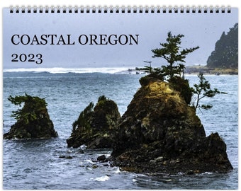 Oregon Coast 2023 Wall Calendar, Coastal Photography, Pacific Ocean Scenes,  Lighthouses