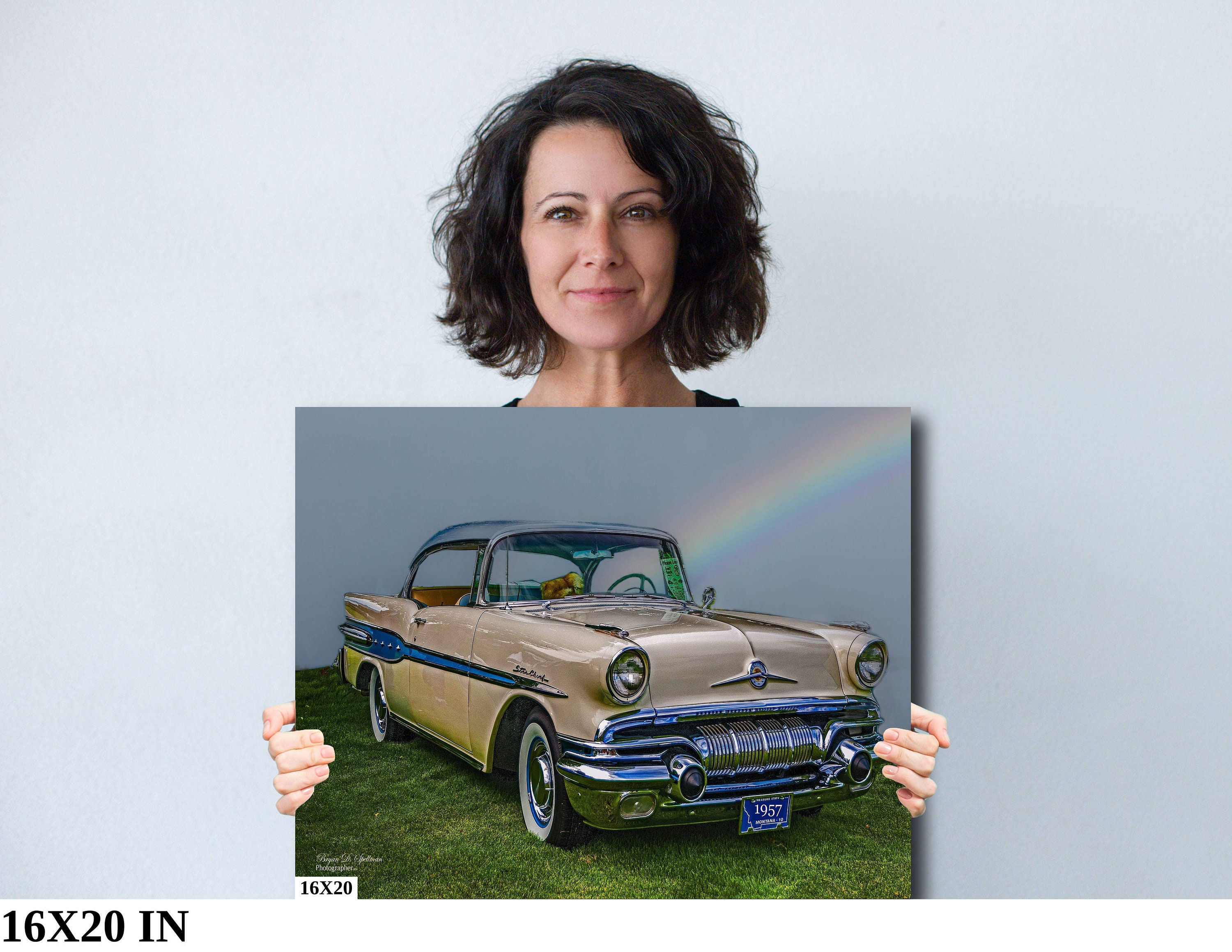 Gift for Car Lover, 1957 Pontiac Star Chief, 1950s American Cars
