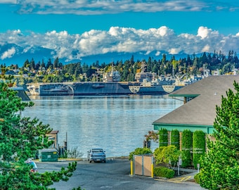 Sinclair Inlet, Kitsap County, Washington Photography, Puget Sound Photography, PSNS, warship photography, ships, waterways, Port Orchard