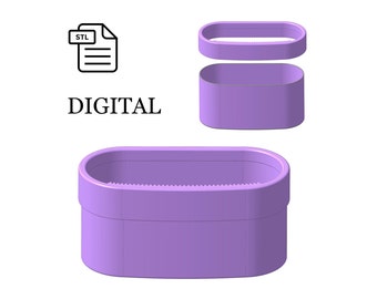 Weeding Scrap Bin, Desktop Waste Bin Stl File for 3d printing, Handmade - Digital Download.