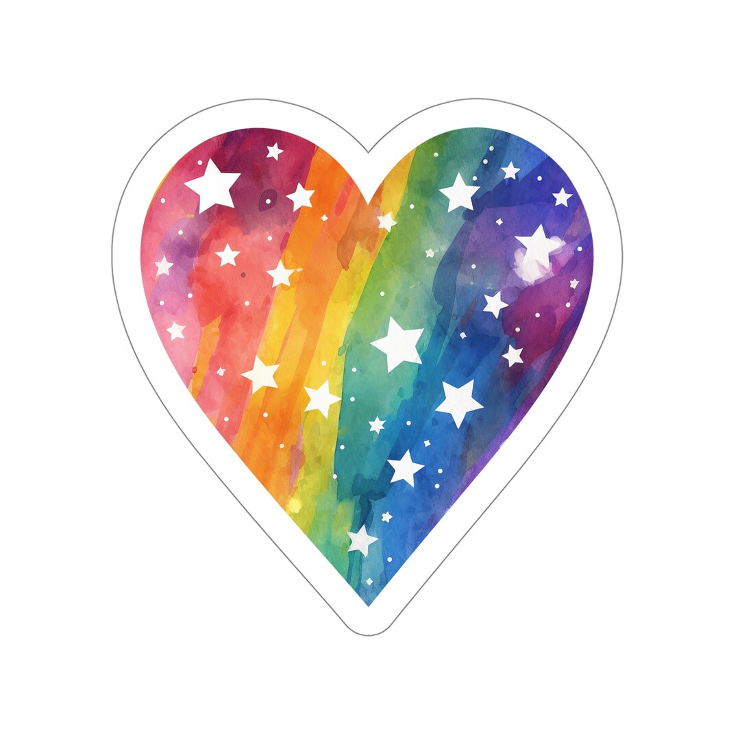 Waterproof Pride Sticker for Laptop, Journal, Phone Case, Water Bottle ...