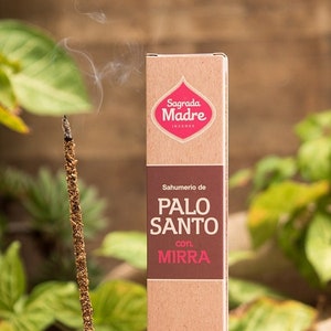 Palo Santo & Myrrh Incense Sticks Hand-Rolled 8 Pieces