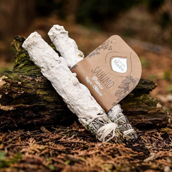 Paquetes de incienso de onagra e incienso con laurel, madera de cedro y eucalipto - Smudge Stick