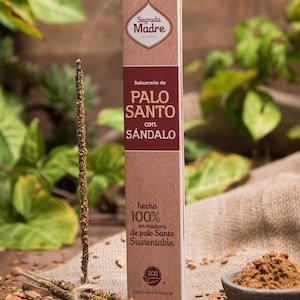 Palo Santo & Sandalwood Incense Sticks Hand-Rolled 8 Sticks