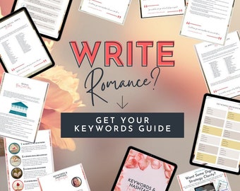 Keywords & Hashtags for Romance Writers guide