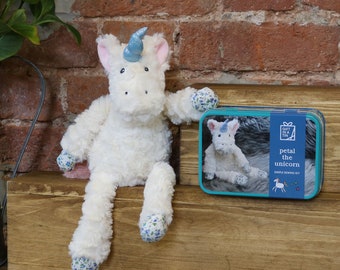 Gift In A Tin Make Your Own Unicorn- Sew Your Own unicorn Doll - Children's Gifts - Christmas Gift For Kids