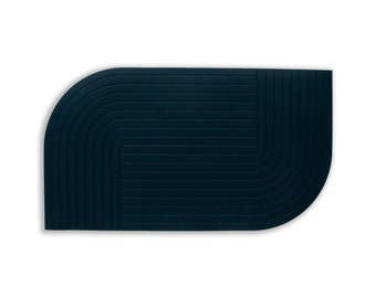 Feeding mat | Bowl mat black | Feeding place | Silicone bowl mat for cats non-slip | washable