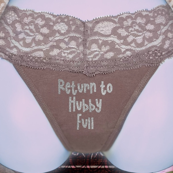 Return to Hubby Full Lace Contrast Thong Hotwife QoS Queen of Spades Thong - SlutWear : SlutGear Slut Clothing Many Colors! Vixen & Stag