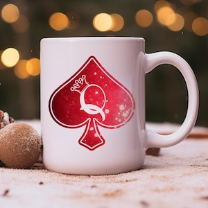 Queen of Spade Coffee Mug QoS Mug Queen of Spades Gift Hotwife Coffee Mug