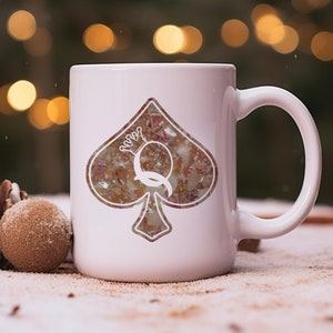 Queen of Spade Coffee Mug QoS Mug Queen of Spades Gift Hotwife Coffee Mug