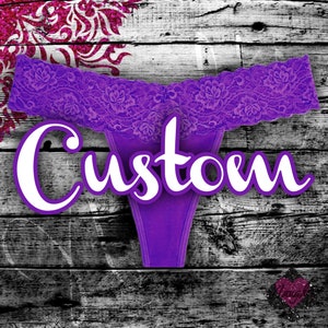Customize Purple Thong - SlutWear : SlutGear XS-4X Plus