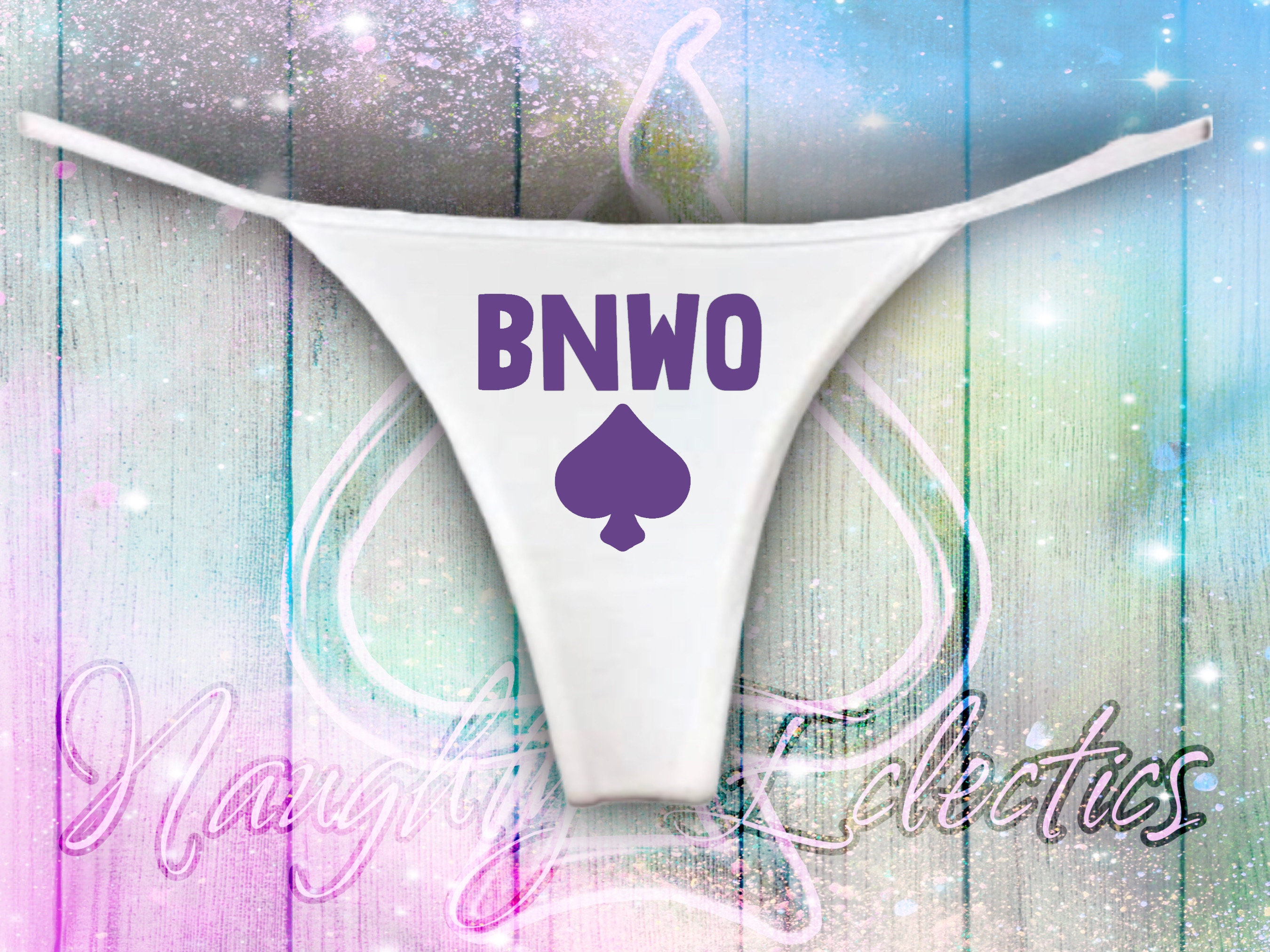 BNWO Bikini Thong Shop Slutwear, Slut, Hotwife, Slutwife, Whore, Qos, Queen  of Spades Thongs at Naughty Eclectics - Etsy Denmark