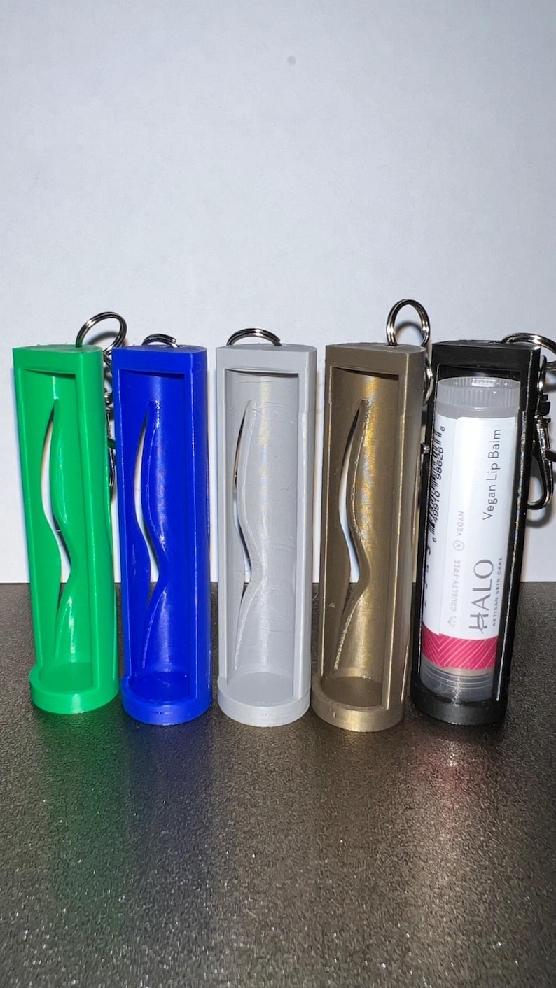 Customizable 3D Printed Lip Balm Holder - Etsy