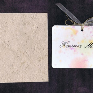 Carte de vœux à l'aquarelle |  idée de cadeau personnalisé | vœux et félicitation