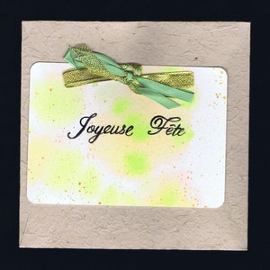 Carte de vœux à l'aquarelle |  idée de cadeau personnalisé | vœux et félicitation