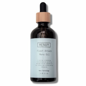 Flash Attack Oil | Menopause Hot Flashes | 100ml | Bath and Massage Oil | Reduces Hot Flashes | Perimenopause and Menopause Relief
