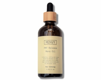 PMT Release Oil | PMS Bath and Massage Oil | 100ml | For Period and Menstrual Cycle Discomfort | Instant Relief