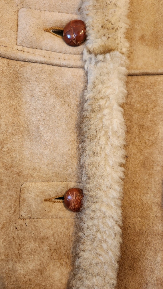 Vintage Ardney shearling women's coat. Size 15/16… - image 4