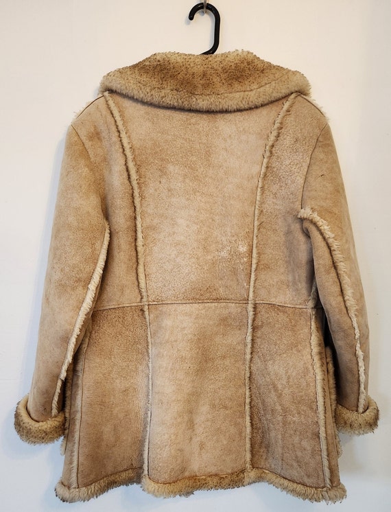 Vintage Ardney shearling women's coat. Size 15/16… - image 3