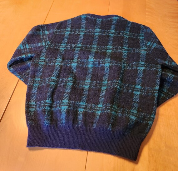 Vintage Pendleton sweater Black Watch tartan size… - image 2