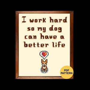Stardew Valley Cross Stitch Pattern, Stardew Valley Cross Stitch, Gift, Dog, DIY Gift, Cross Stitch Pattern, Cross Stitch, Stardew Valley