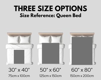 Blanket Size Upgrade from 30 X 40 to 50 X 60 Etsy