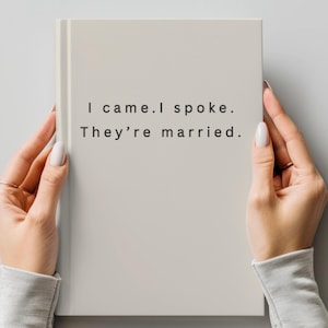 Funny Officiant Wedding Gift Journal Lined Notebook Personalized Pastor Gift Officiant Thank You from Couple Marriage Celebrant
