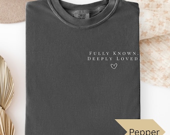 Minimalistisch christelijk shirt schattig christelijk merch Faith-T-shirt voor haar religieus cadeau-idee voor tiener christelijke collega kleding inspirerend T-shirt