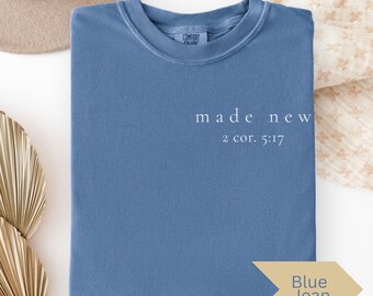 Minimalistisch christelijk shirt schattig christelijk merch Faith-T-shirt voor haar religieus cadeau-idee voor tiener christelijke collega kleding inspirerend T-shirt