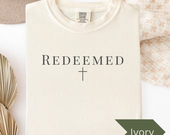 Minimalistisch christelijk shirt schattig christelijk merch Faith-T-shirt voor haar religieus cadeau-idee voor tiener christelijke collega kleding inspirerend T-shirt