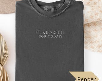 Minimalistisch christelijk shirt schattig christelijk merch Faith-T-shirt voor haar religieus cadeau-idee voor tiener christelijke collega kleding inspirerend T-shirt