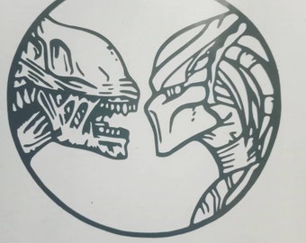 AVP | Alien Vs Predator Vinyl Decal