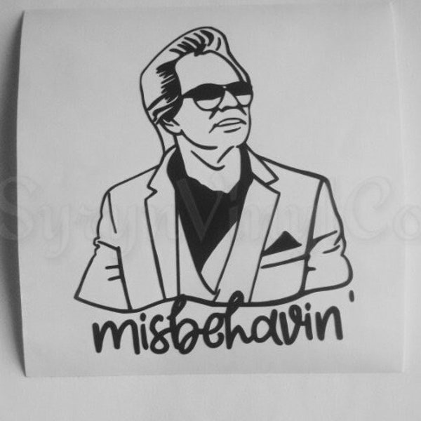 Baby Billy | Misbehavin' | The Righteous Gemstones Vinyl Decal