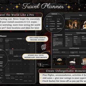 Dark Academia Aesthetic Notion Template: All In One Ultimate Life Planner + Moody Dashboard, ADHD Productivity & Self Care –Digital Download