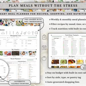 That Girl Aesthetic Notion Life Planner Template, Clean Girl All-in-One Dashboard, Second Brain ADHD Productivity & Self Care, Light and dark mode compatibility, Yearly & Monthly Calendar with Daily Itinerary, Travel Planner & Itinerary, Habit Tracker, Special Event Countdown, Daily To-Do List & Goal Tracker, Meal Planner + Grocery List + Micro/Macro Tracker + Recipe Bank, Wellness & Workout Tracker, Journal Section , Photo Album, Wishlist Pages, Wardrobe Manager, Books, TV & Movie Watchlist