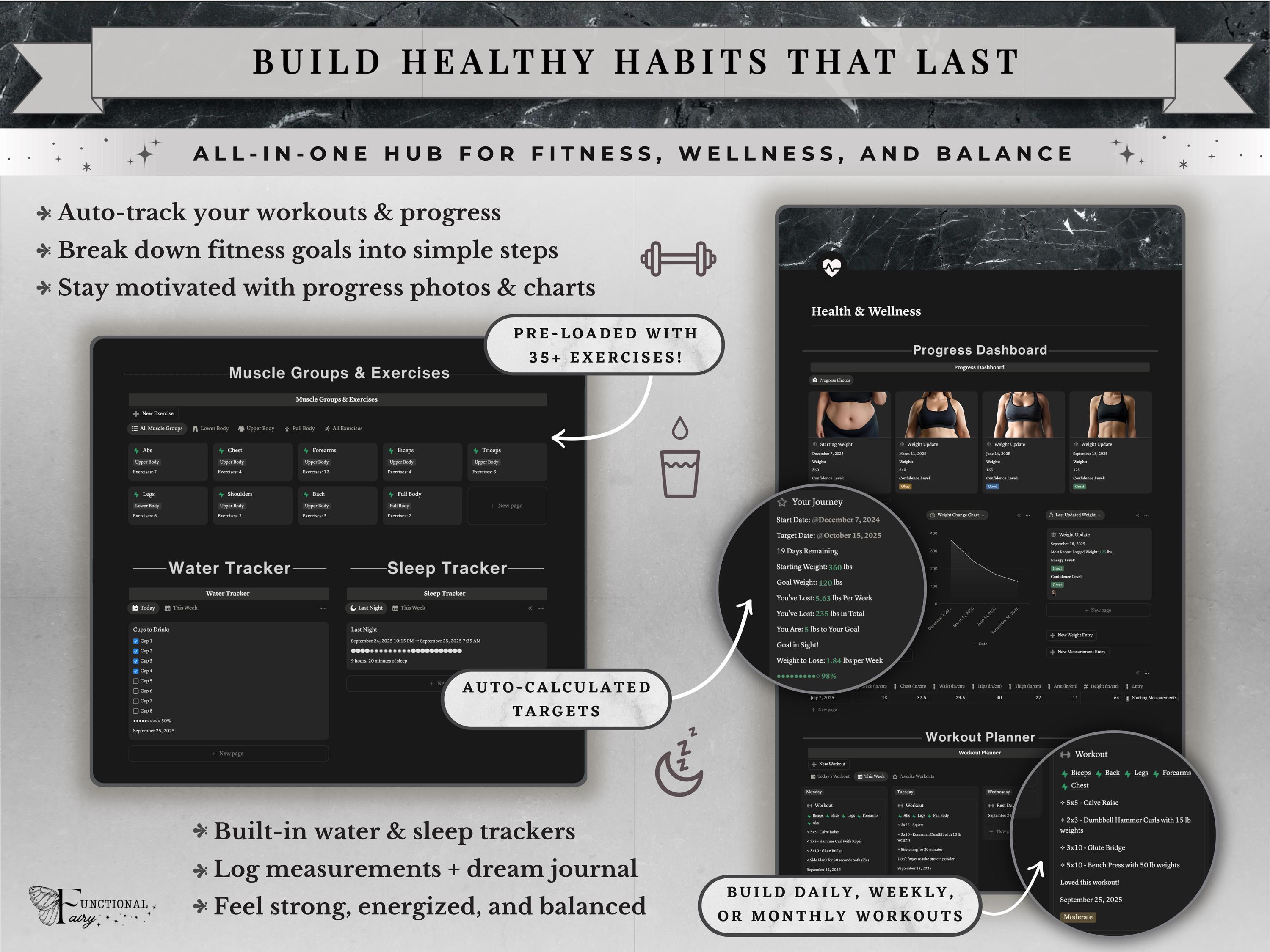Ultimate All in One Notion Planner Template | Digital Life Dashboard ...