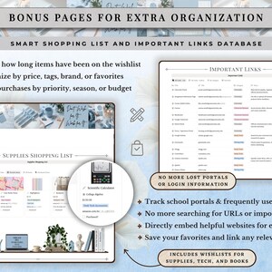 Academic Notion Planner for Students, Aesthetic All-in-One University, College Dashboard for ADHD Productivity,  Ultimate School Template, All-In-One Academic Dashboard, Classes Overview, Color-Coded, Academic Calendar (Weekly + Monthly), Assignments & Exams Tracker, Notes System for Vocabulary and Essays, Study Materials Hub for Lectures, Grades & GPA Smart Dashboard, Goals Page, Habit Tracker, Shopping List, Important Links Hub, Light & Dark Mode Compatible, Automatic Sync Across Devices