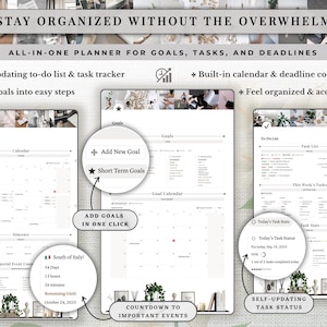 That Girl Aesthetic Notion Life Planner Template, Clean Girl All-in-One Dashboard, Second Brain ADHD Productivity & Self Care, Light and dark mode compatibility, Yearly & Monthly Calendar with Daily Itinerary, Travel Planner & Itinerary, Habit Tracker, Special Event Countdown, Daily To-Do List & Goal Tracker, Meal Planner + Grocery List + Micro/Macro Tracker + Recipe Bank, Wellness & Workout Tracker, Journal Section , Photo Album, Wishlist Pages, Wardrobe Manager, Books, TV & Movie Watchlist