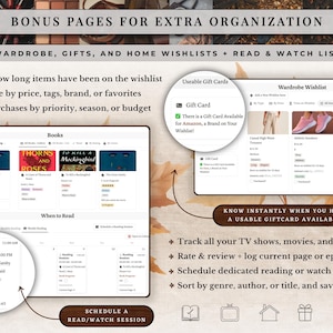 Cozy Autumn Notion Planner Template | Fall Aesthetic Life Dashboard | All in One Digital Organizer for Goals, Habit and Self Care Tracking