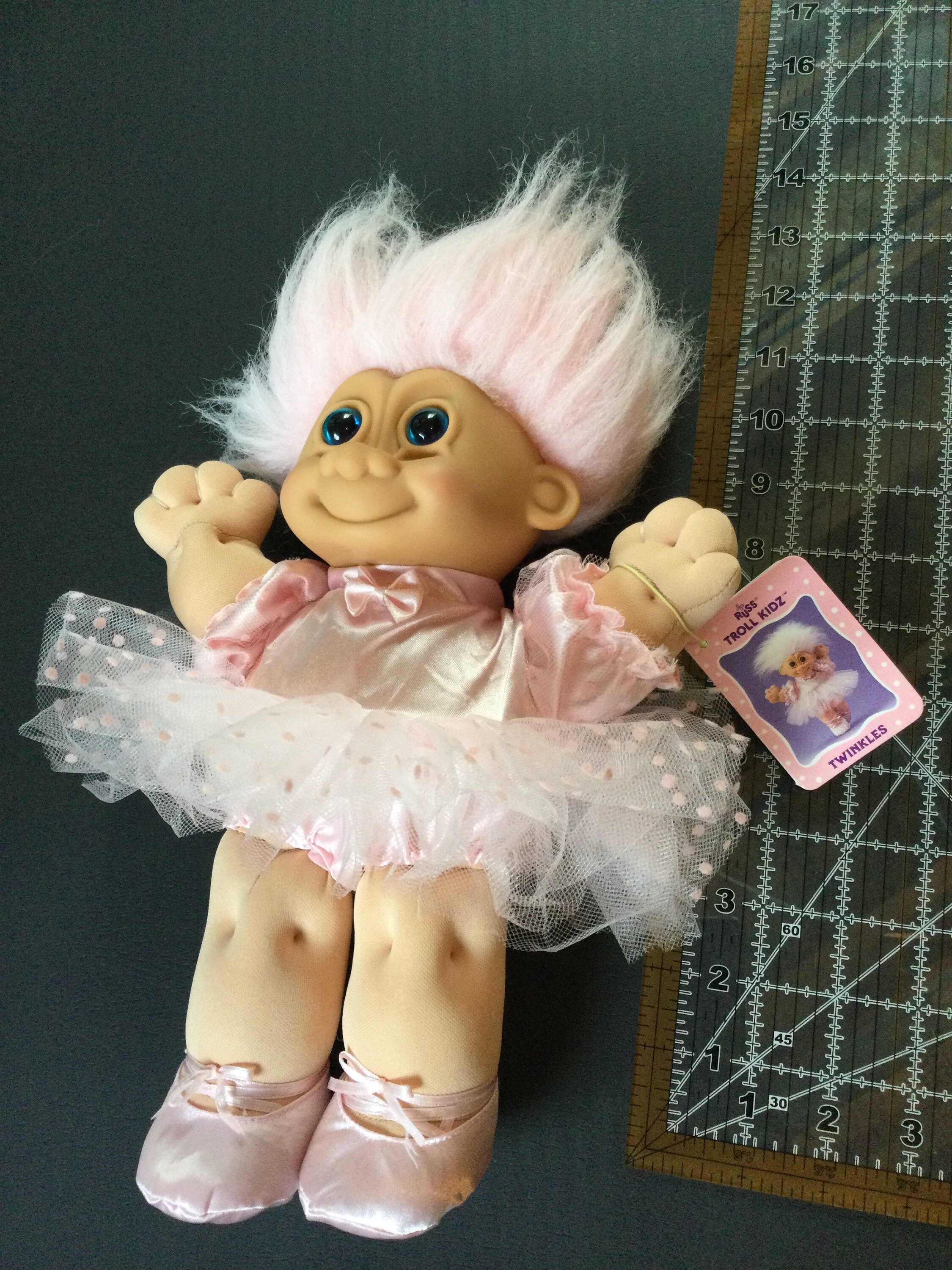 Vintage Girl Troll Doll Ballerina Pink Tutu Dress Troll with -  Portugal