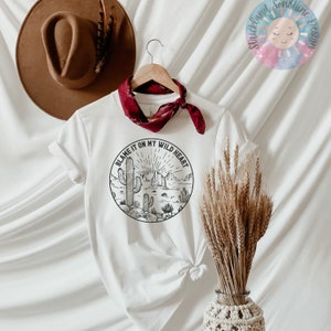 Desert Life Cactus Tshirt | Cactus in Desert Shirt | Arizona Tee| Western Shirt | Cowboy Wild Desert Tee | Desert Camping Shirt