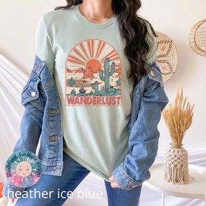 Desert Vibes Shirt National Park Shirt Wanderlust Desert Dreaming Arizona Hiking Shirt Cactus Adventure Camping Outdoor Backpacking Traveler