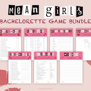 10x Printable Mean Girls Cupcake Toppers, Mean Girls Theme Party