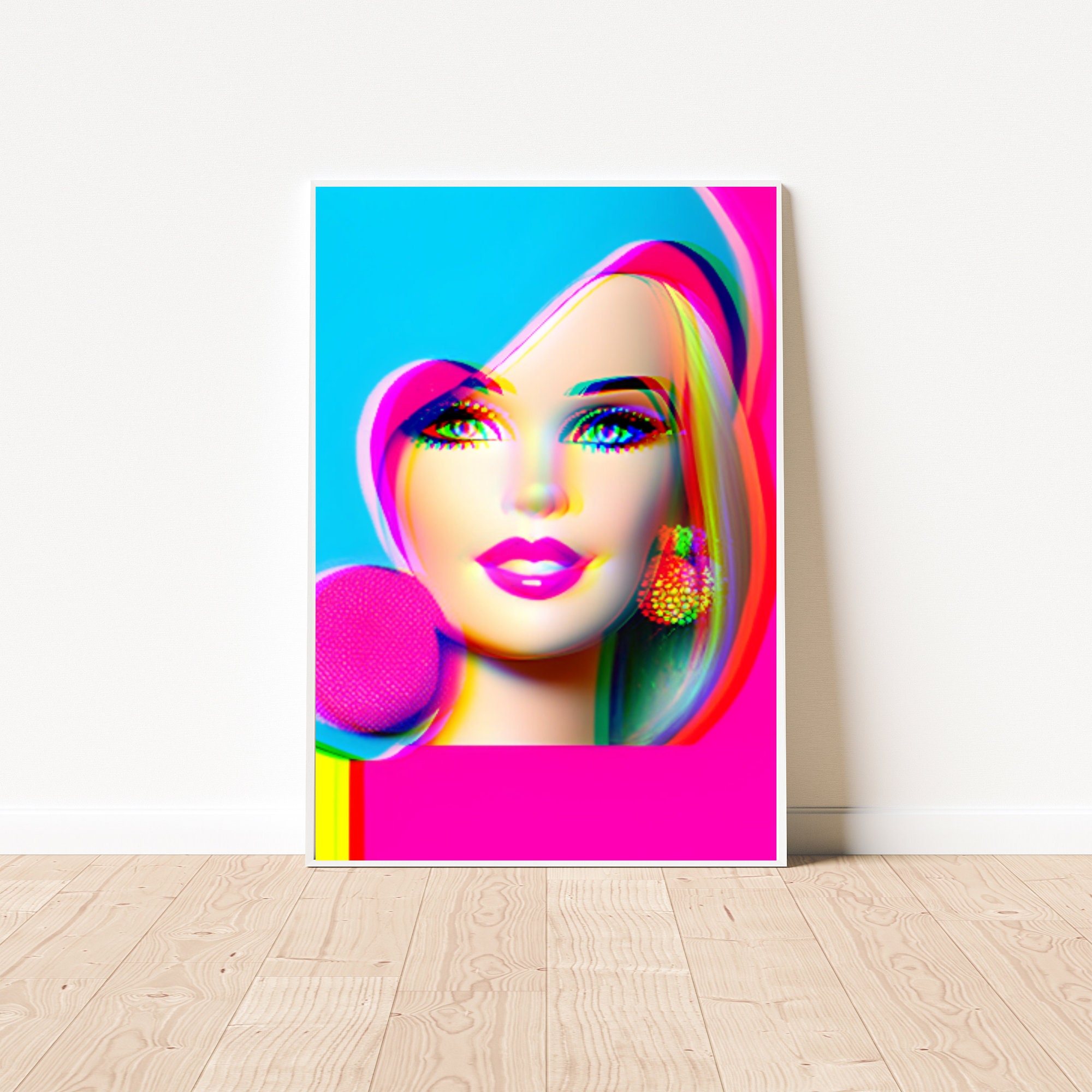 Barbie Wall Art, Barbie Wall Decor, Barbie Wall Print, Barbie Wall Art