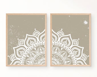 Arte de pared con mandala, arte con mandala, decoración de pared con mandala, tapiz de pared con mandala, impresión de arte de pared con mandala, arte de pared con mandala digital, mandala imprimible