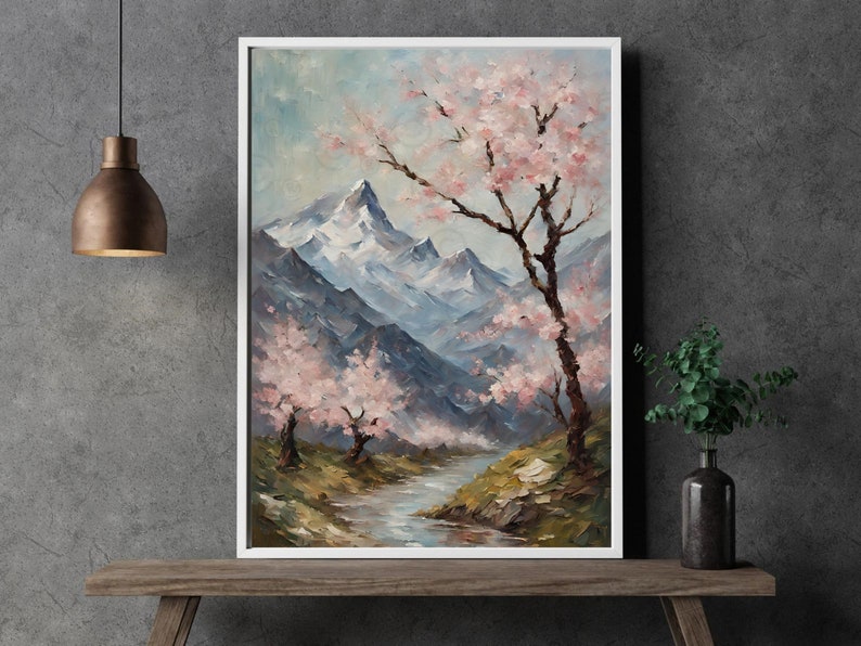 Cherry Blossom Wall Art, Cherry Blossom Tree, Cherry Blossom Drawing